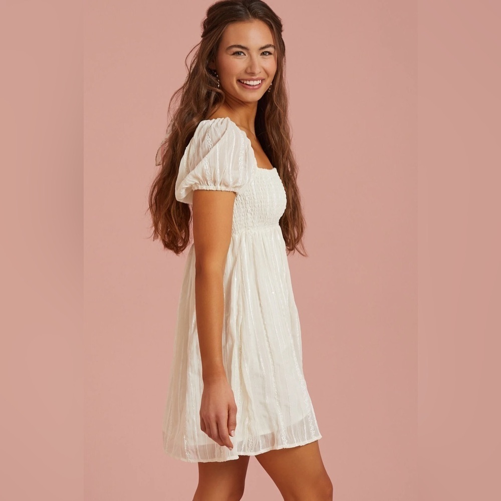 New with tags Altar’d state gia smocked sequin dress